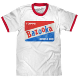Topps Bazooka Bubble Gum Ringer T-Shirt