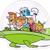 The Jetsons - Spaceship Sticker