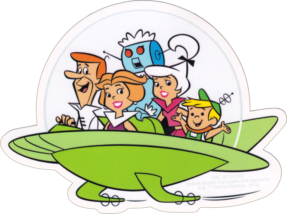 The Jetsons - Spaceship Sticker