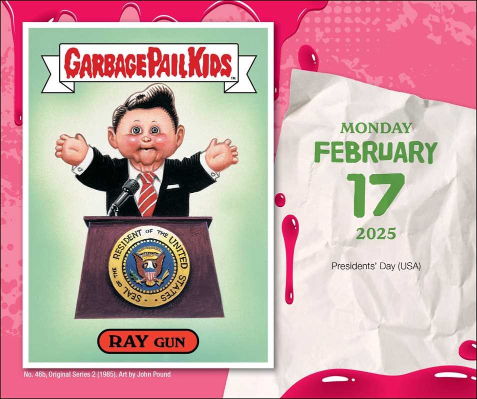 Garbage Pail Kids 2025 Day-to-Day Calendar by The Topps Company