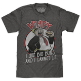 Wimpy I Like Big Buns T-Shirt - Gray
