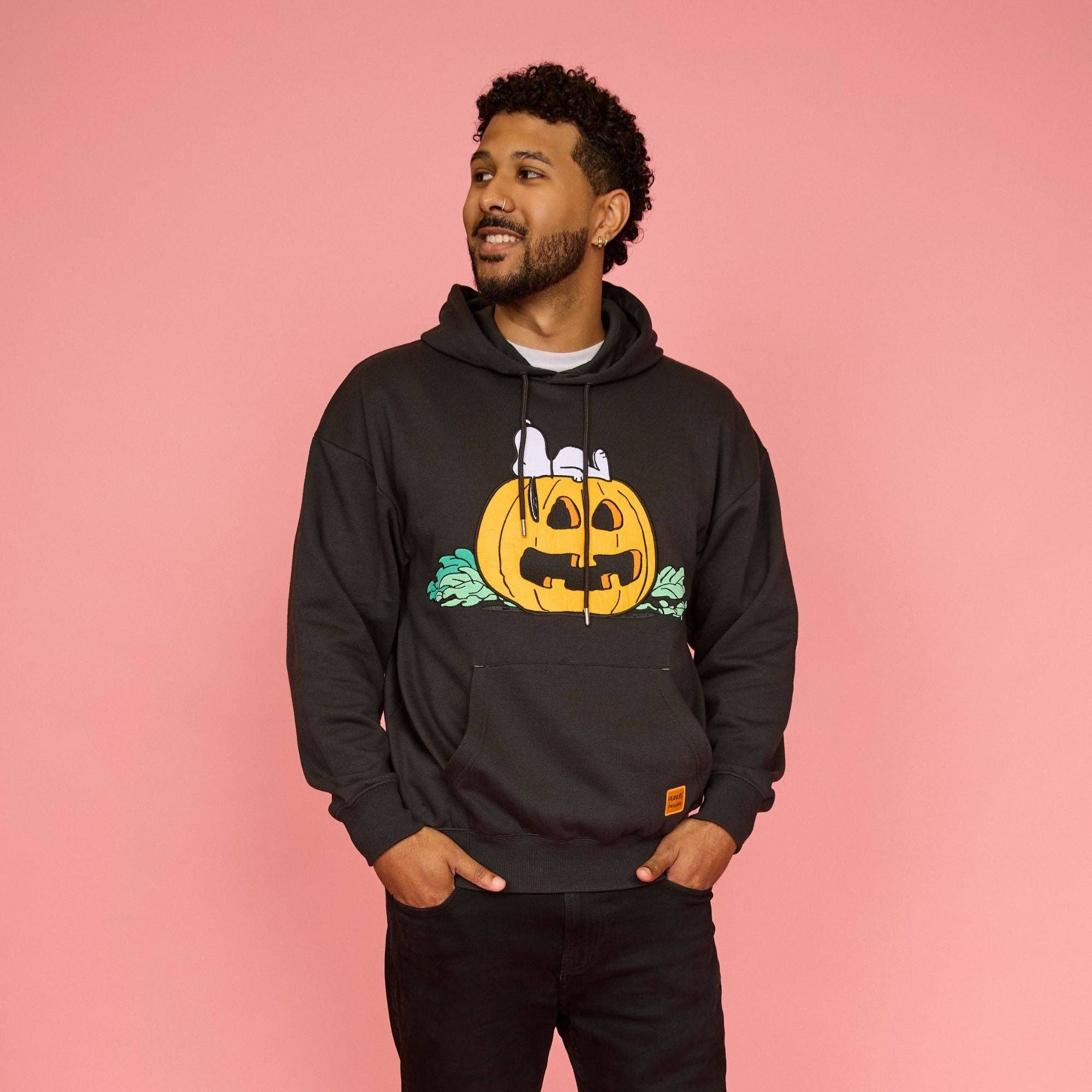 Peanuts Snoopy Pumpkin embroidered hoodie