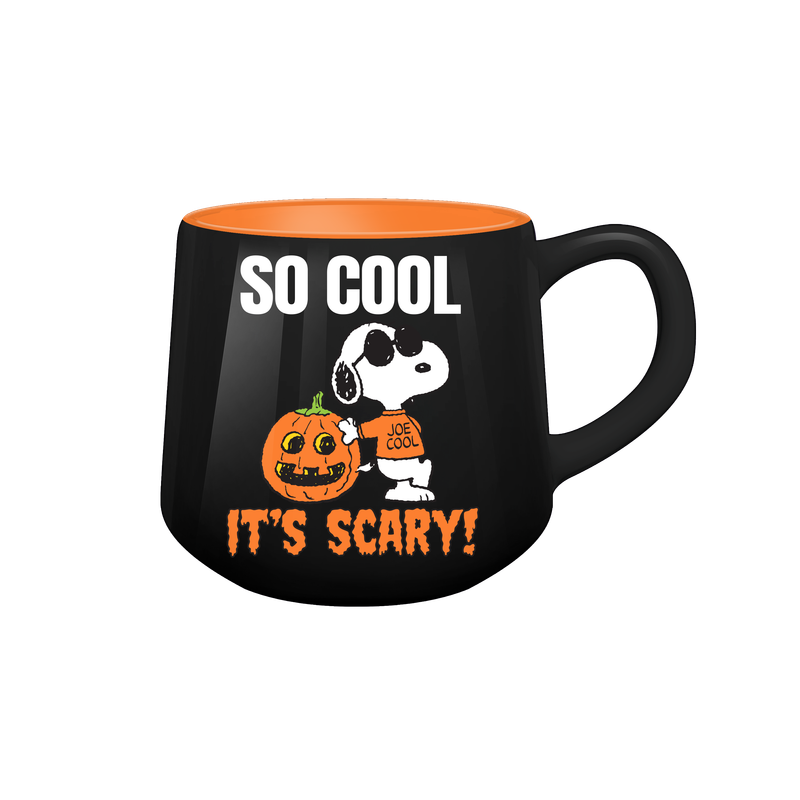 Peanuts Scary Joe Cool 18oz Tapered Mug officially licensed Peanuts tapered pottery mug