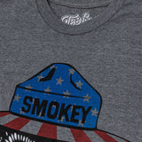 Smokey Bear Patriotic T-Shirt - Gray