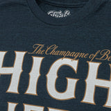 Miller High Life Champagne of Beers T-Shirt - Heather Navy Blue