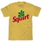 Squirt Grapefruit Soda Logo Banana Yellow graphic t-shirt