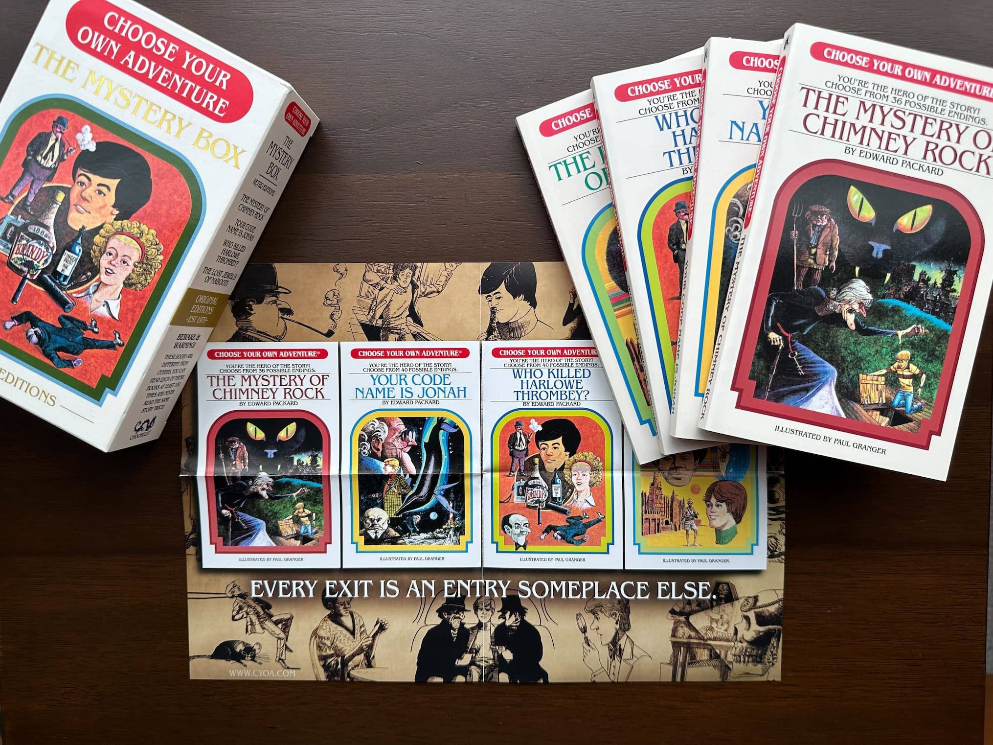 Choose Your Own Adventure The Mystery Box 4-book boxed set officially licensed