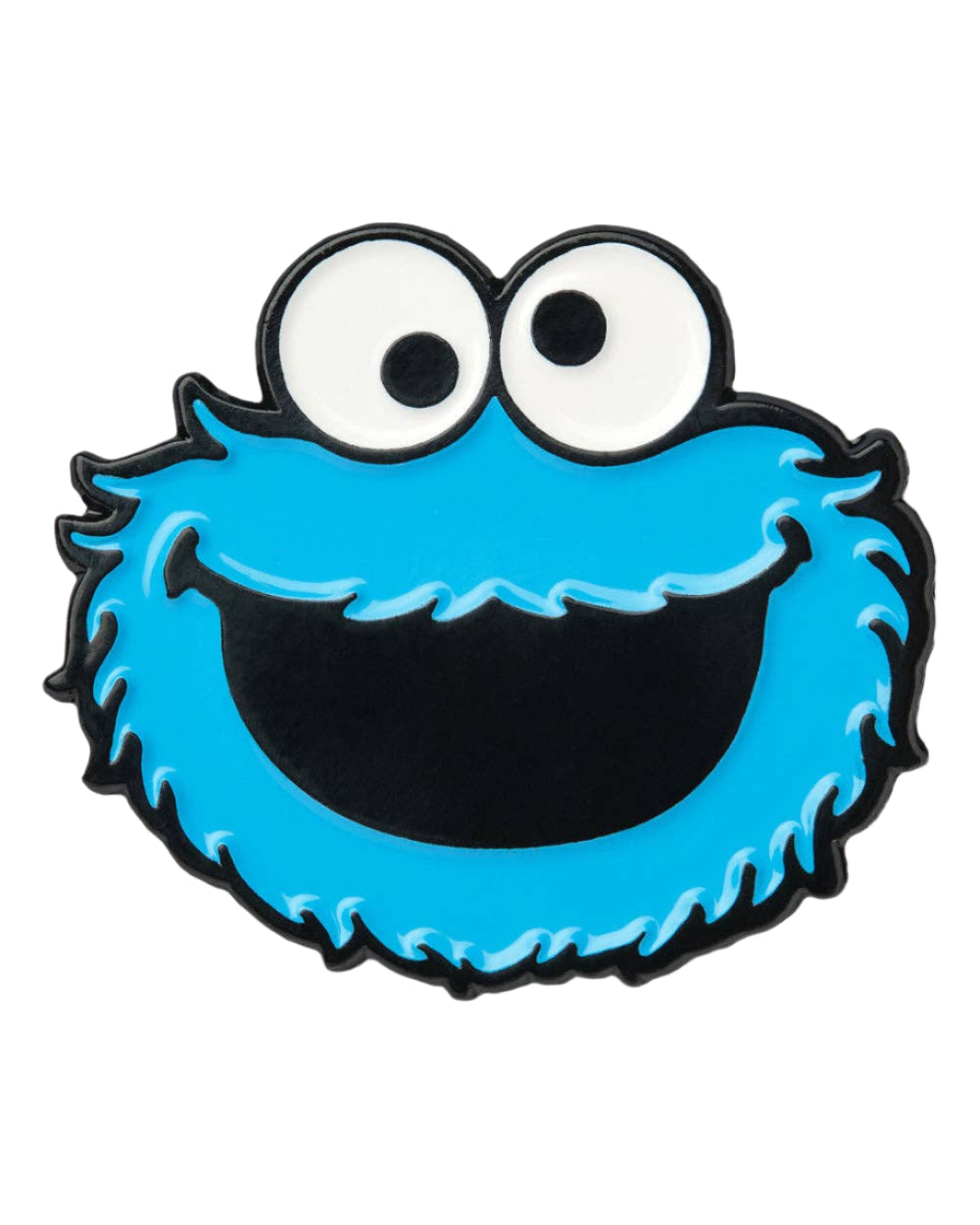 Cookie Monster Face Enamel Pin