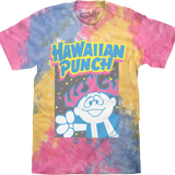 Retro Hawaiian Punch Tie Dye T-Shirt - Sherbert Tie Dye