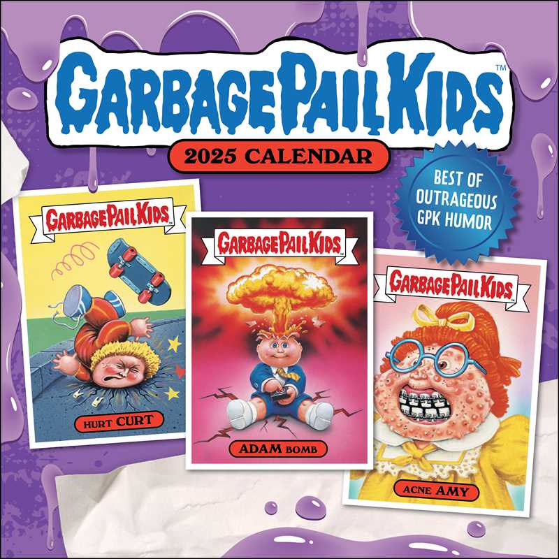 Garbage Pail Kids 2025 Wall Calendar by The Topps Company