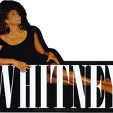 Whitney Houston - Posing Behind Logo Sticker