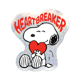 Heartbreaker / Valentine by Snoopy - Die-Cut Sticker
