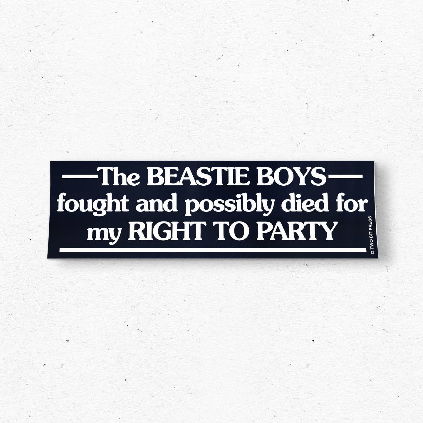 Beastie Boys Bumper Sticker