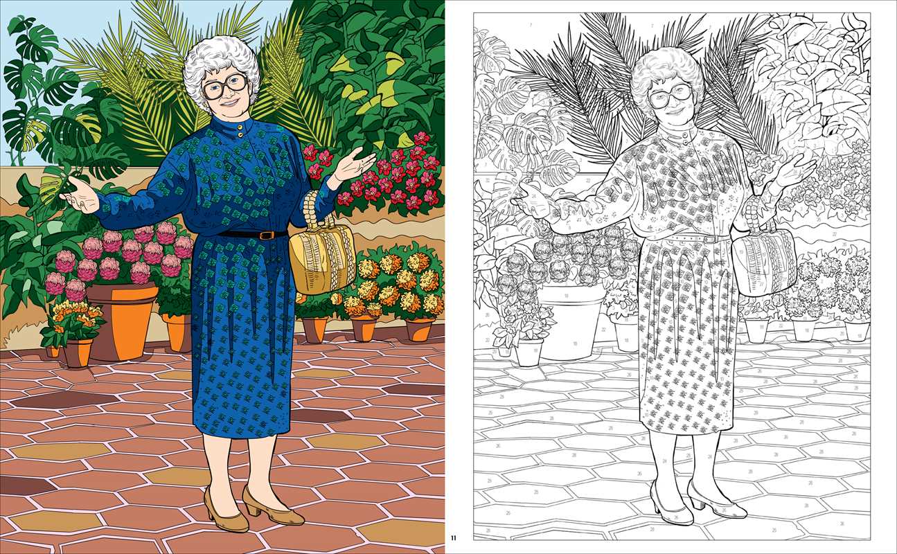 Golden Girls Color-by-Number Book