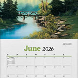 Bob Ross 2026 Wall Calendar (Includes Full-Color Poster)