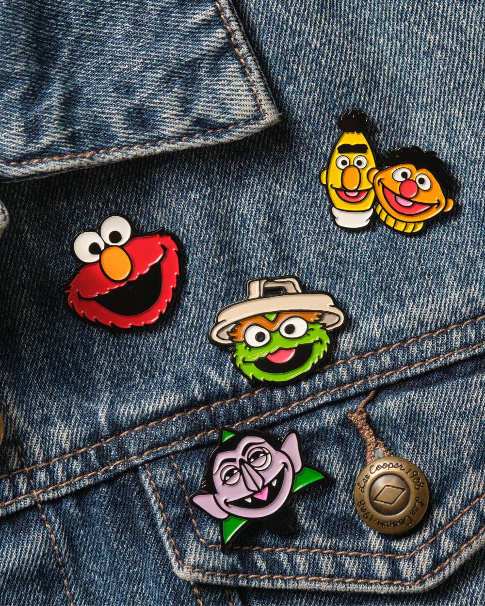 The Count Enamel Pin