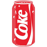 Coke Can 1980s Style Pop Art Sticker