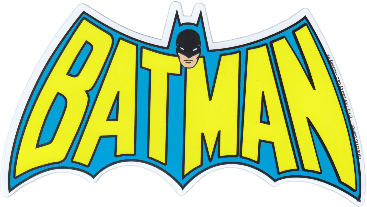 Batman - Retro Wing Logo Sticker