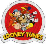Looney Tunes - Characters Popping Out Of Logo Sticker
