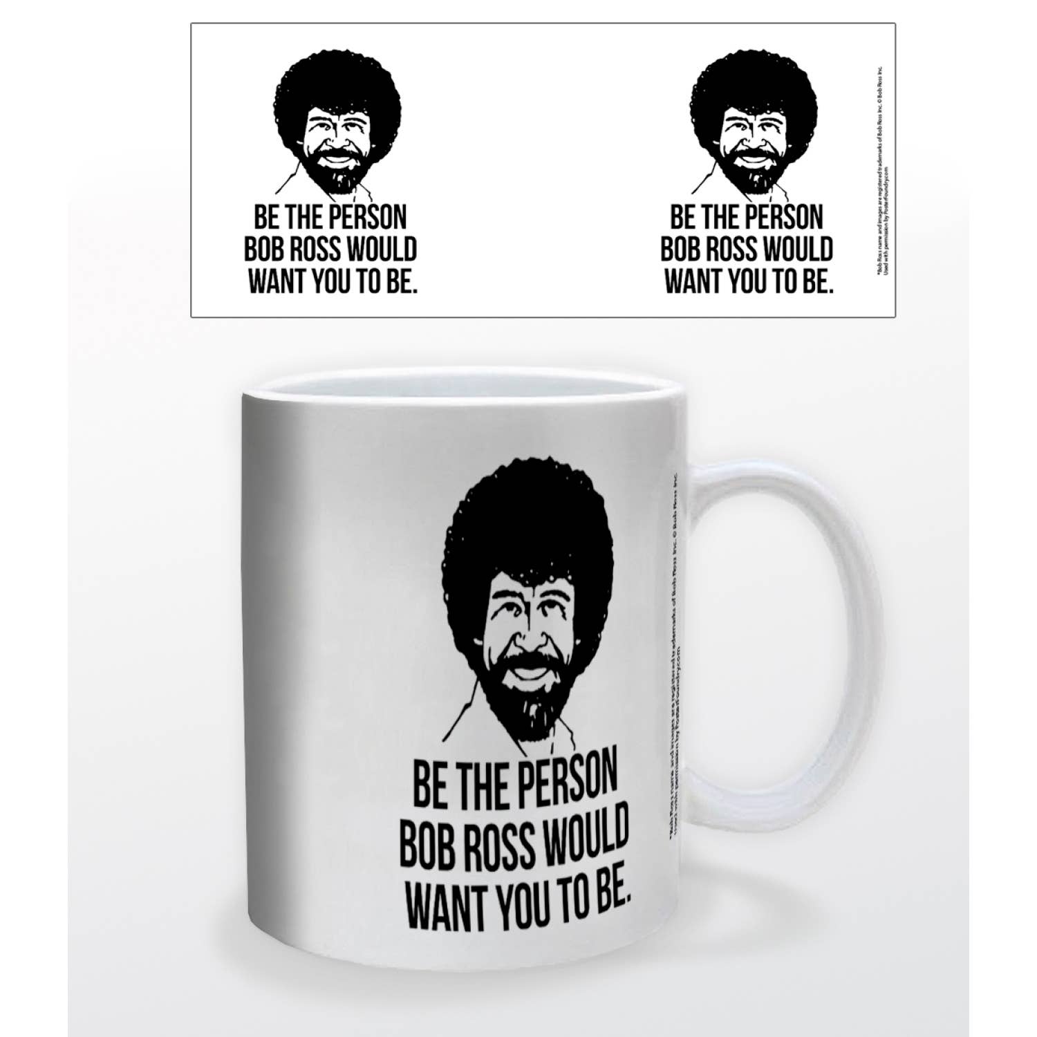 Bob Ross Be the Person Mug