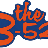 The B-52's Red And Blue Logo Sticker