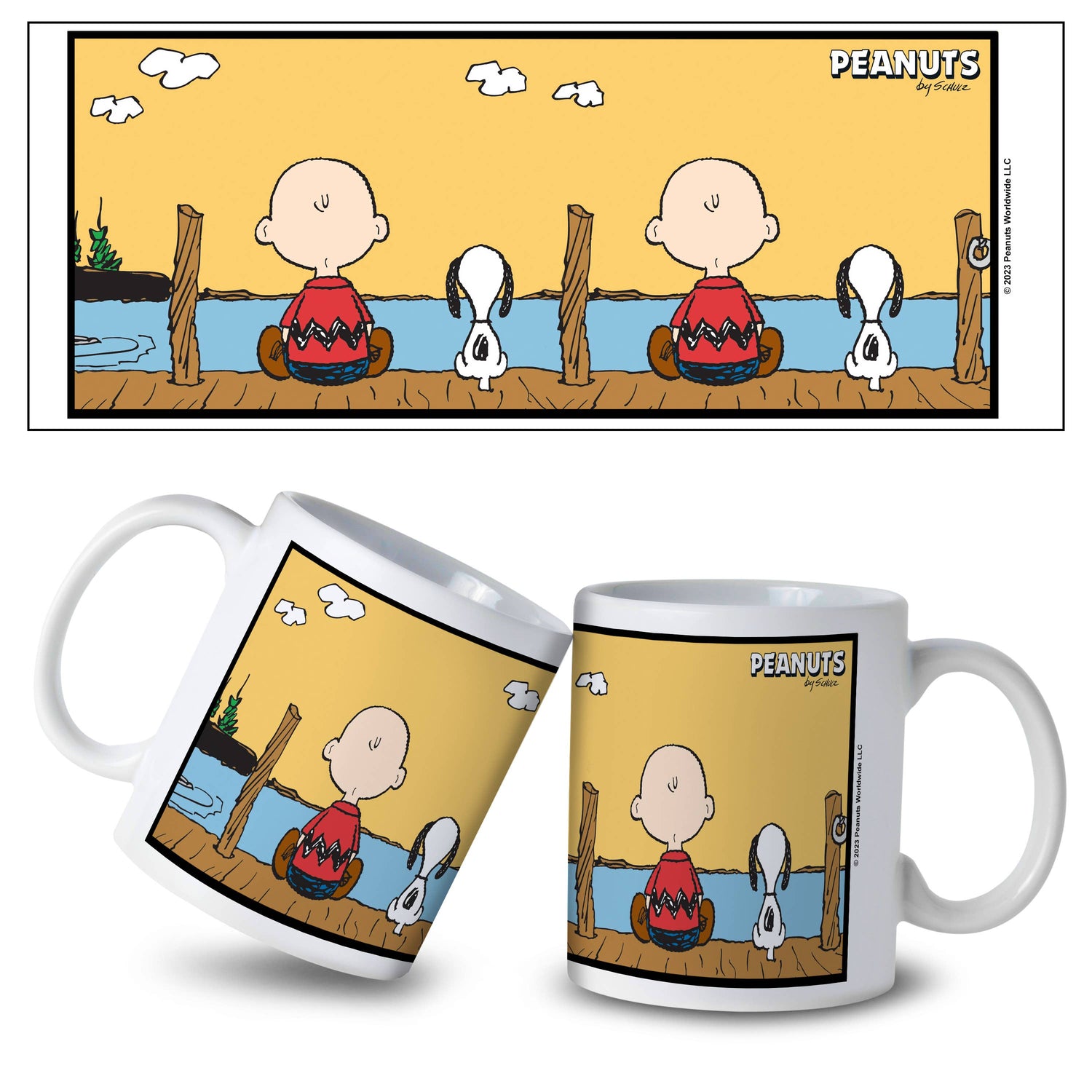 Peanuts - Charlie Brown and Snoopy Friends Mug