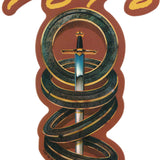 Toto - Four Rings Sword Logo Sticker