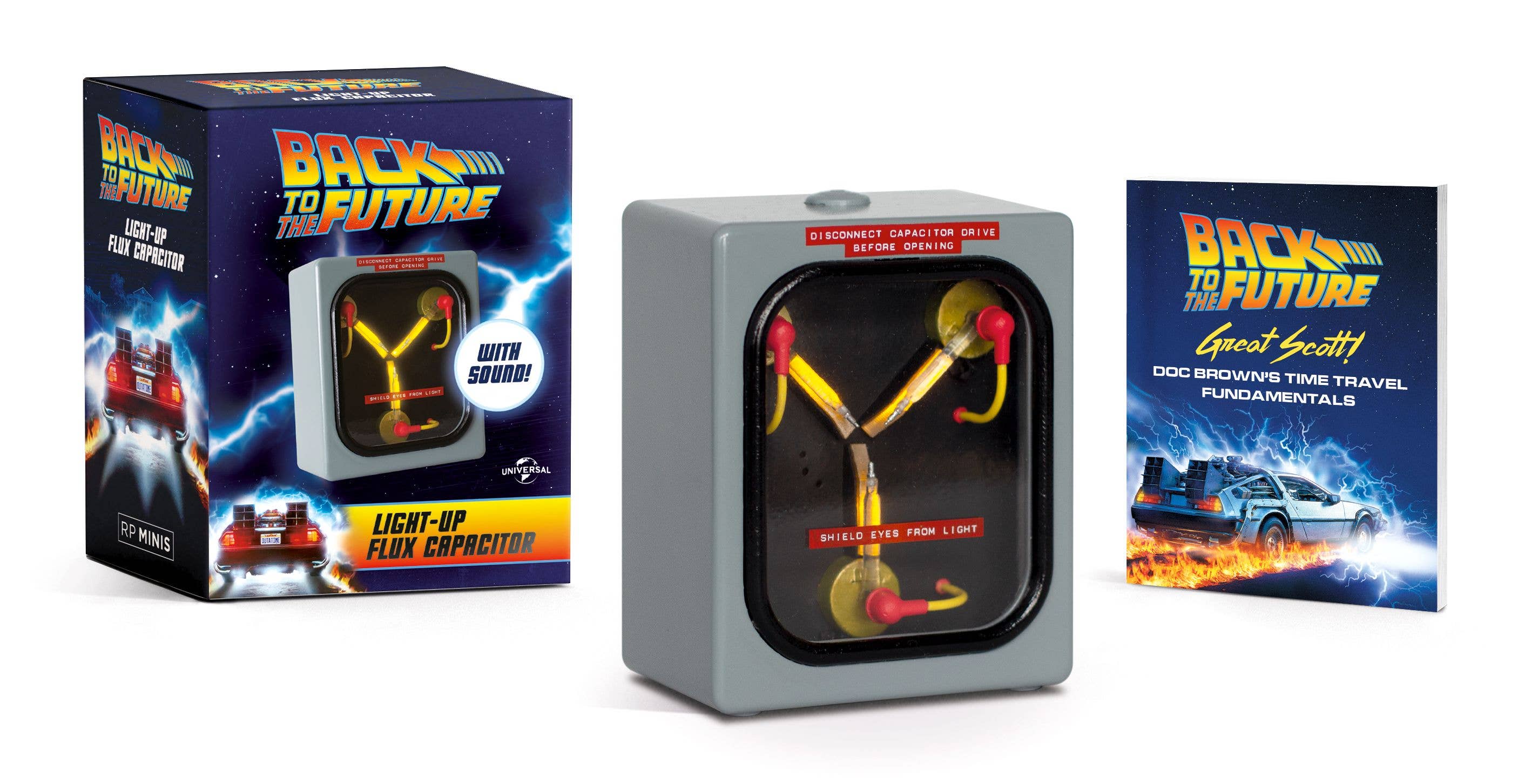officially licensed Back to the Future light-up Flux Capacitor mini replica