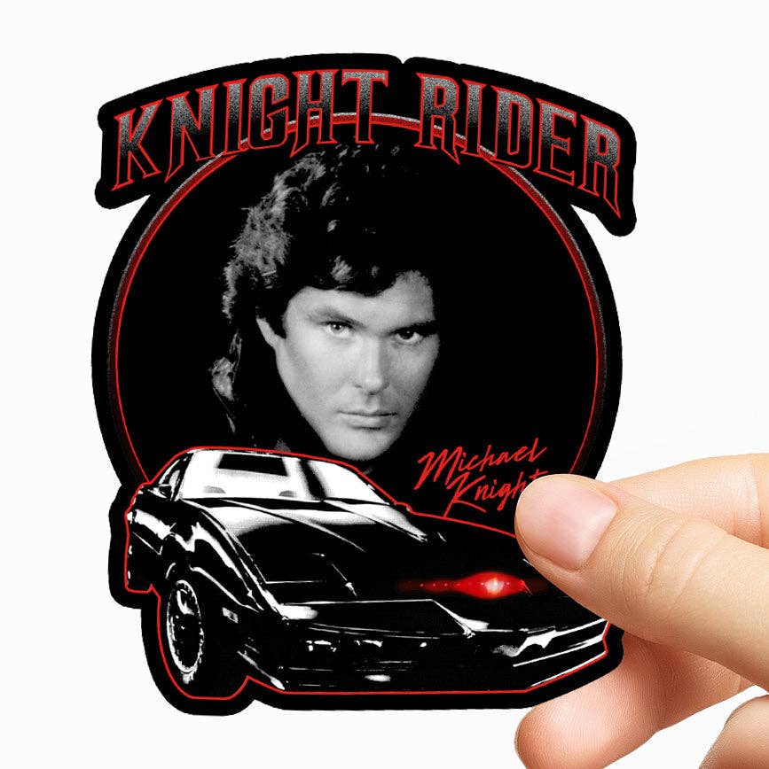Michael Knight & K.I.T.T. Stickers