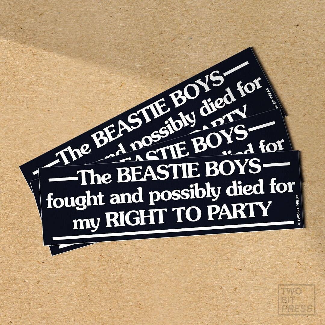 Beastie Boys Bumper Sticker