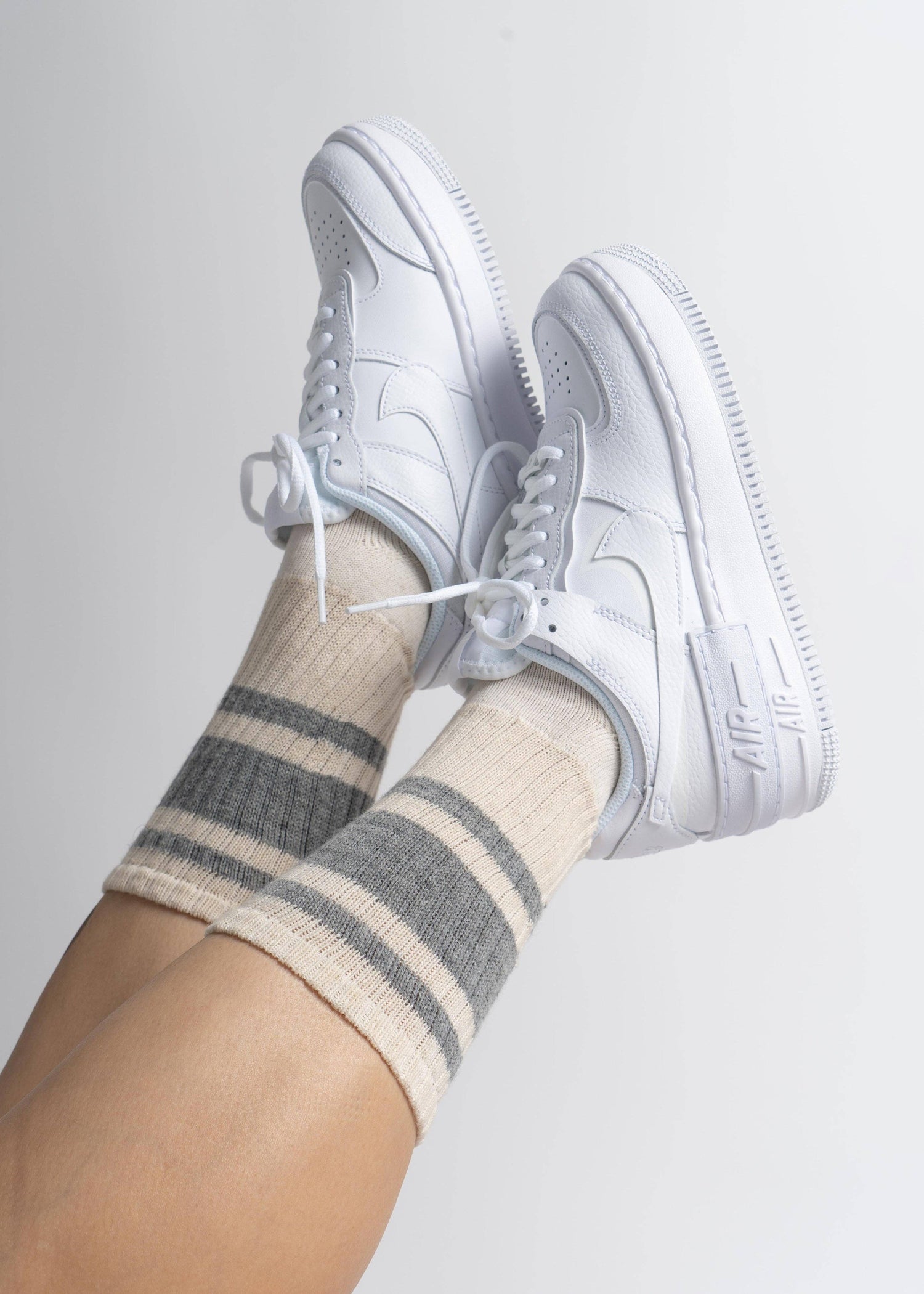 The Mono Stripe Retro Sock