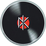 Sticker - Dead Kennedys - LP Record Logo