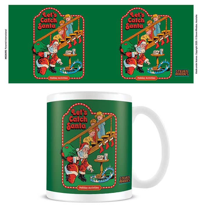 Steven Rhodes Let's Catch Santa Mug