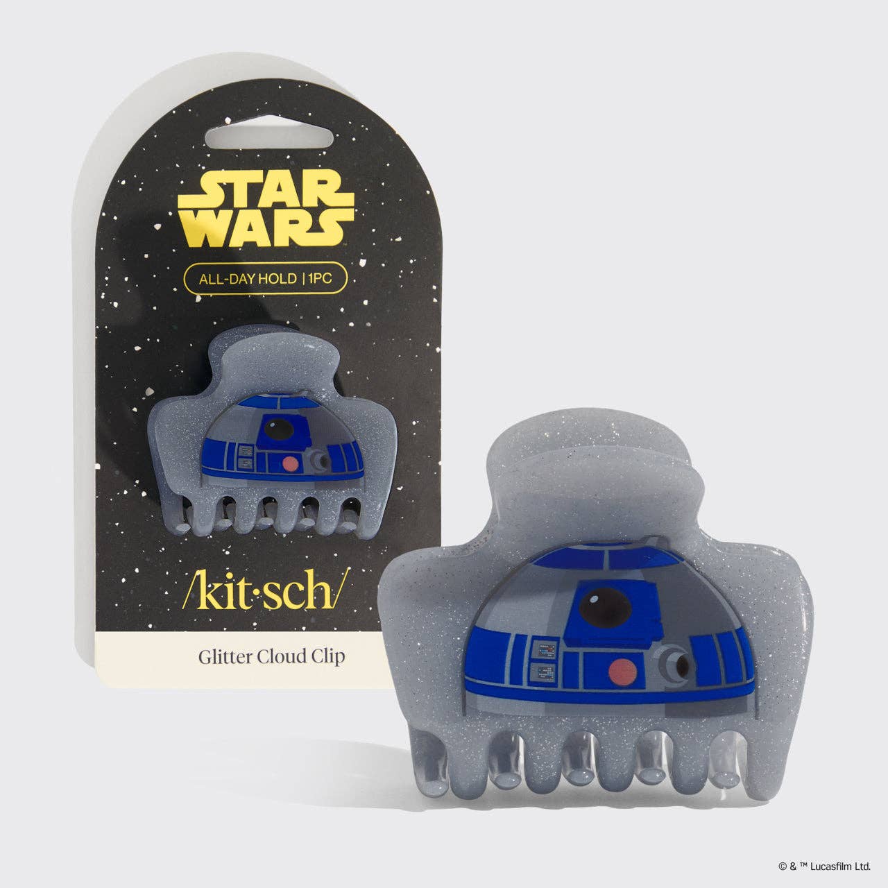 Star Wars x Kitsch R2-D2 glitter hair clip