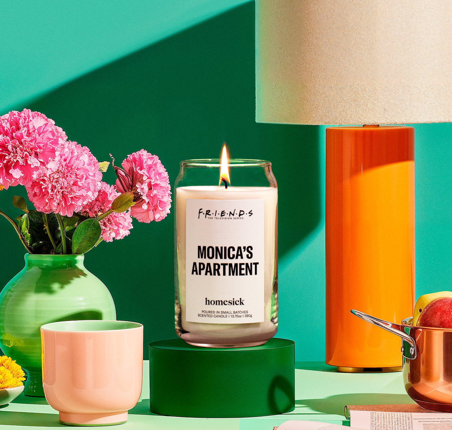 Friends Monica's Apartment Homesick soy candle officially licensed