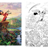 Disney Dreams Collection Coloring Book by Thomas Kinkade Studios