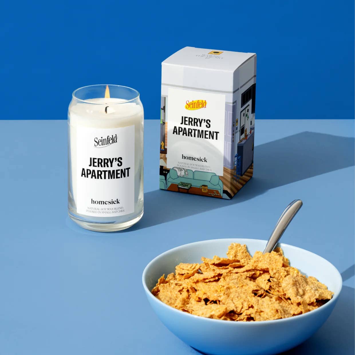 Seinfeld Jerry's Apartment Homesick soy candle officially licensed