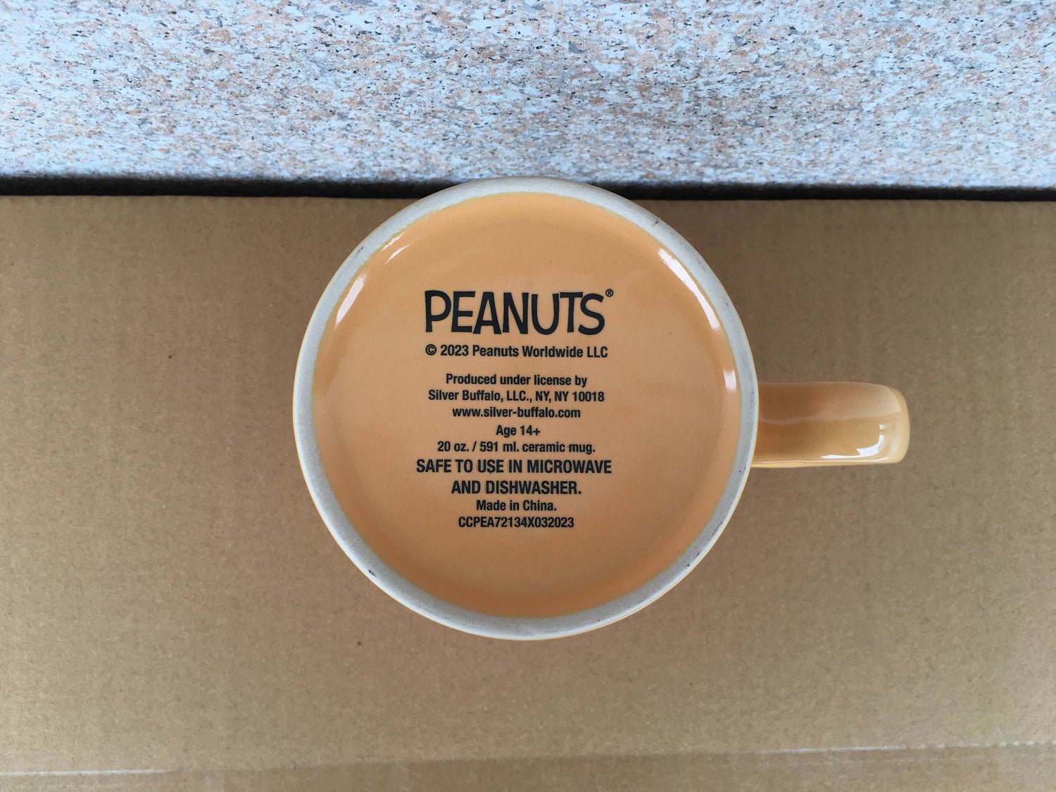 Peanuts Snoopy Woodstock Mummy 20oz Ceramic Mug