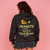 Peanuts Snoopy Pumpkin embroidered hoodie