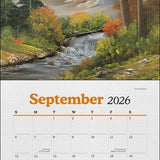 Bob Ross 2026 Wall Calendar (Includes Full-Color Poster)