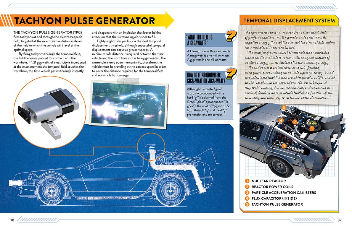 Back to the Future: DeLorean Time Machine Book