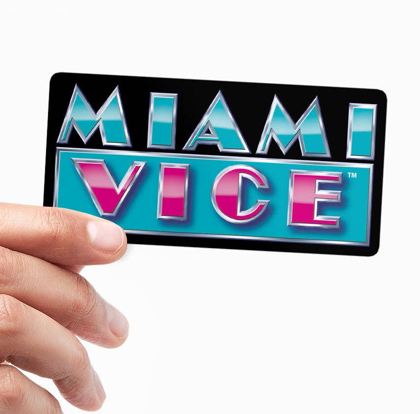 Miami Vice Logo Sticker