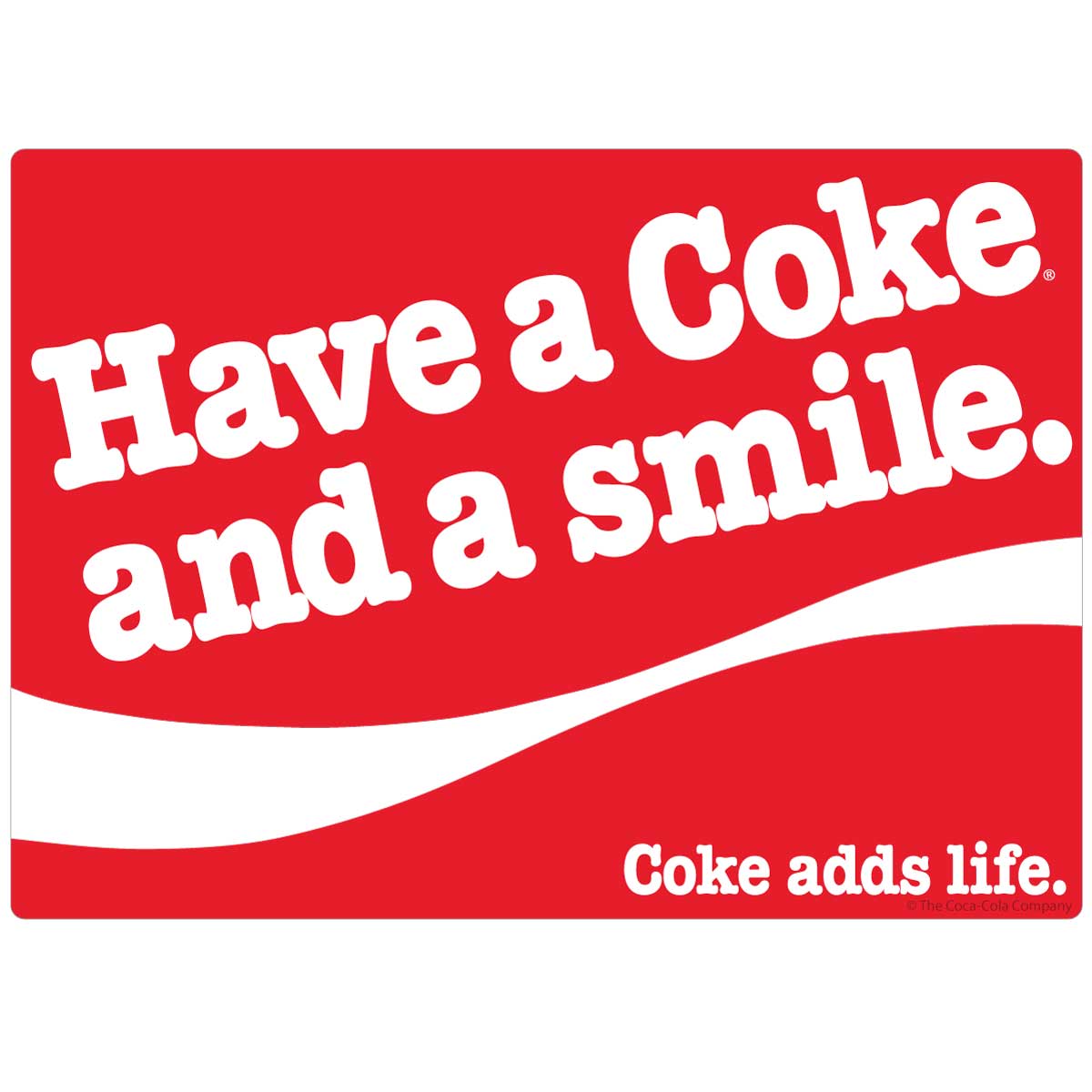 Have a Coke and a Smile Sticker