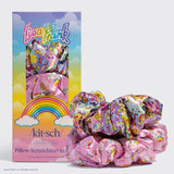 Lisa Frank x Kitsch satin pillow scrunchies