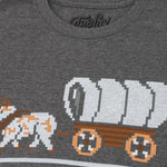 The Oregon Trail You Have Died of Dysentery Video Game Quote graphic t-shirt — view 2