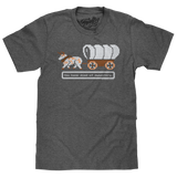 The Oregon Trail You Have Died of Dysentery Video Game Quote Heather Graphite graphic t-shirt
