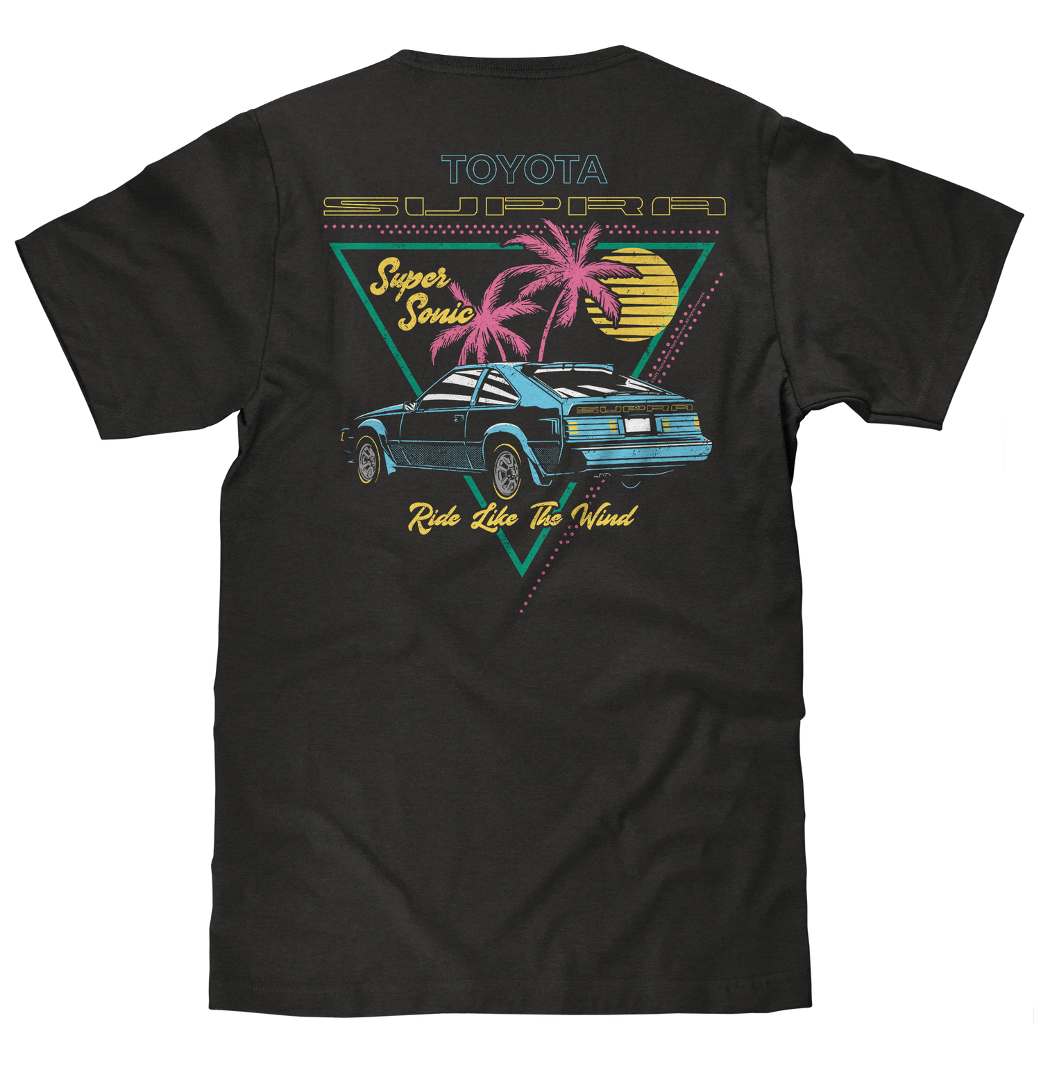 Toyota Supra Double Sided 80s Graphic T-Shirt