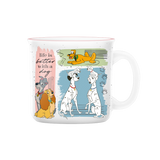 Disney Life Is Better With A Dog 20oz Ceramic Camper Mug officially licensed Disney ceramic camper mug