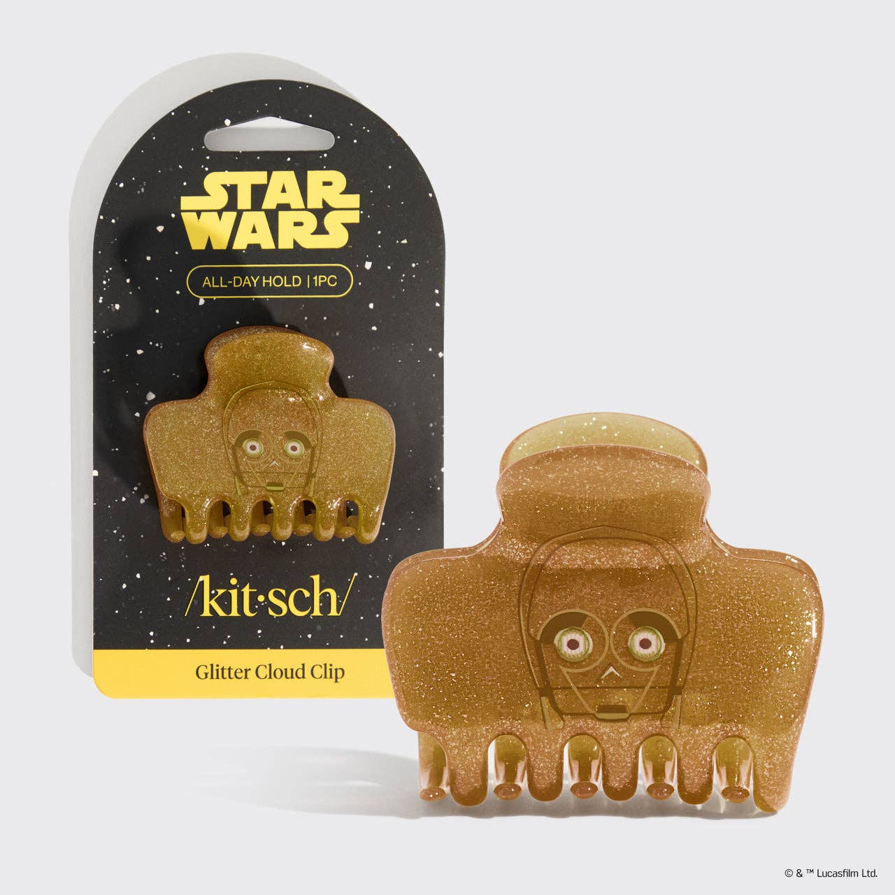 Star Wars x Kitsch C-3PO glitter hair clip
