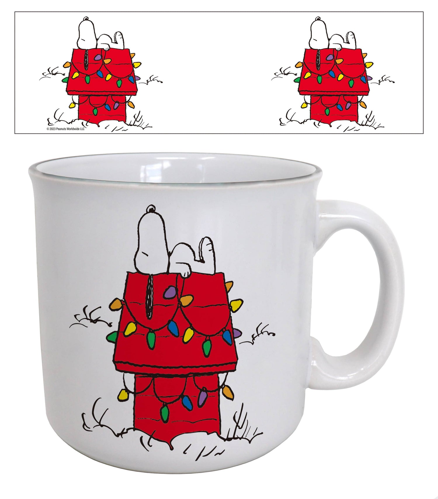 Snoopy Holiday Doghouse Camper Mug (20oz)